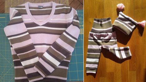 Újrahasznosított pulóver