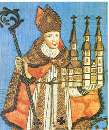 szent Virgil hithirdető püspök Salzburg