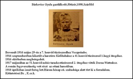 Bárkovics Gyula