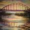 Tisza híd naplementében