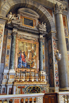 Altar of St. Gregory the Great, famous for _Gregorian Chant_