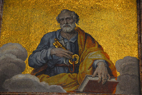 Mosaic of St. Peter, Basilica di San Pietro