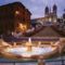 Piazza di Spagna - fontana della Barcaccia - Roma