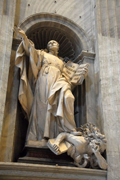 St. Ignatius Loyola (1491-1556) founder of the Society of Jesus (Jesuits) by Camillo & Giuseppe Rusconi, 1733
