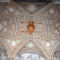 Stucco ceiling of the portico with the coat-of-arms of Paul V