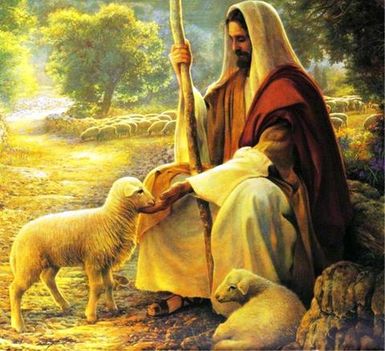 Jézus báránykáival
