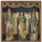 Szent Márton, Evangélista Szent János és Szent Bereck (?)  a cserényi Szent Márton-templom főoltárának szekrénye