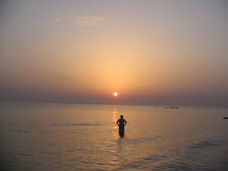 Napfelkelte a tengerben,Zakhyntos2008