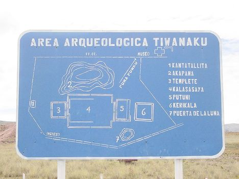 Tivanaku térképe