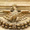 Eagle, reminiscent of Imperial Rome, on either side of the central portal to St. Peter's Basilica