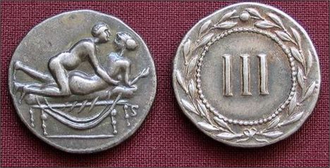 pajzán római érmék