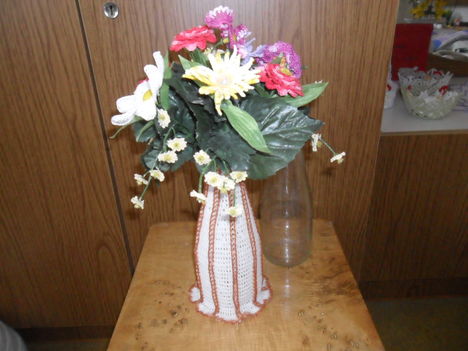 horgolt virágaim,vázáim 5