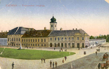 Csorna 1913. Premontrei rendház