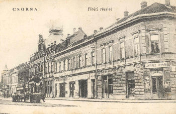 Csorna, 1923. Főtér
