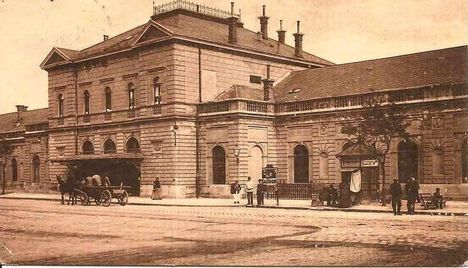 Régi győri állomás 1855-1953