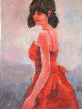 Pirosban -  Lady in red