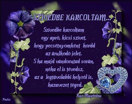 Szívedbe karcoltam