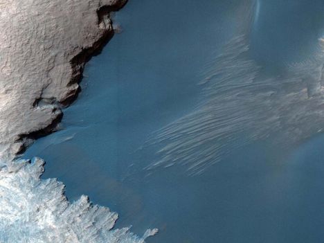 Kék homok a Marson