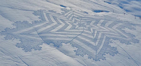 beck-1..New Trampled Snow Art from Simon Beck