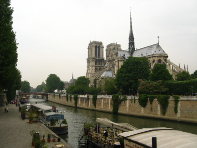 Párizs- Szajna part-Notre-Dame