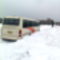 23 órán át a hó foglya volt egy autóbuszunk Iván és Újkér között (Kisalföld Volán - 2013. február 13-án 20 óra körül)