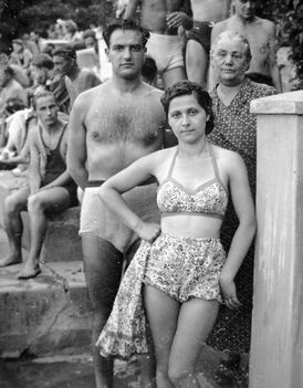 Fürdőruha, 1938.