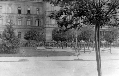 Győr, Városház tér,1920.