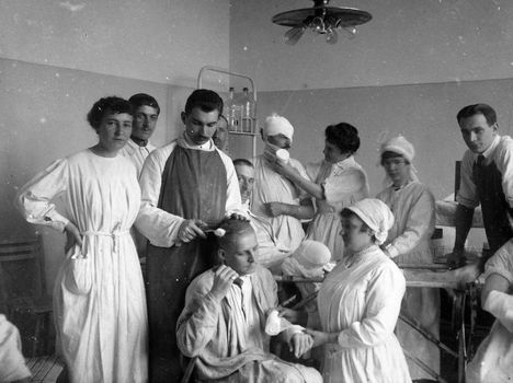 Kórház, I. világháború