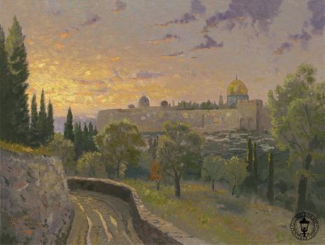 Jerusalem Sunset - Thomas Kinkade