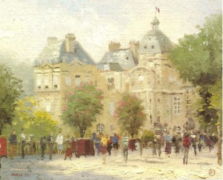 Luxemburg Gardene - Thomas Kinkade