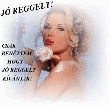 Szép reggelt.