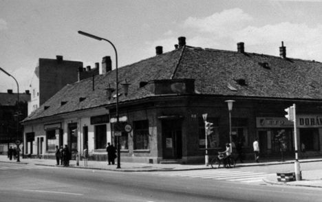 Gergátz vendéglő Győr 1960.