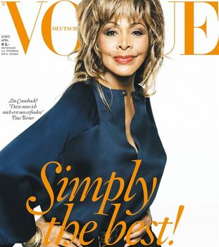 A A 73 éves énekesnő a Vogue címlapján tündököl !