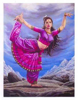indiai tánc grafika 3