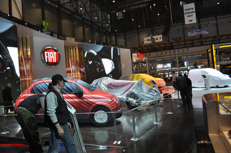 2011 genfi autószalon FIAT stand