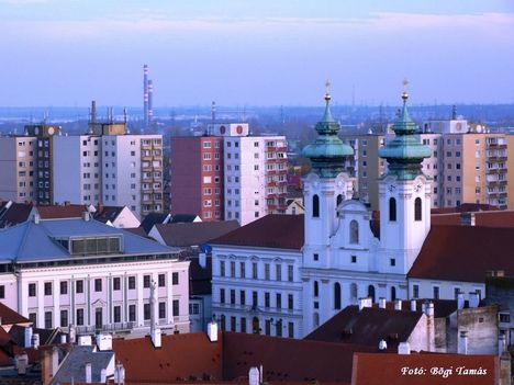 A Széchenyi tér a magasból