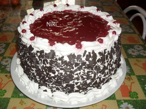 Ribizlikrémes torta