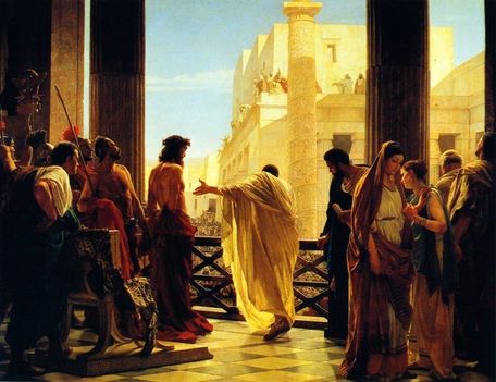,,Pilátus megkérdezte: „Keresztre feszíttessem a királyotokat?"Jn.19:15