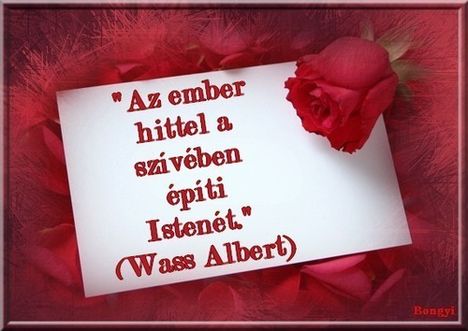 Wass Albert:Az ember a hittel...