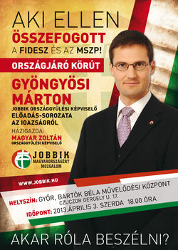 Gyöngyösi Márton Győrben - 2013.04.03.