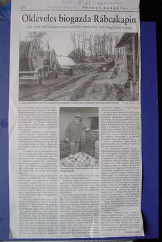 Okleveles biogazda, Népszabadság 2001.11