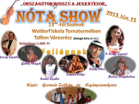Nóta Show Szolnokon