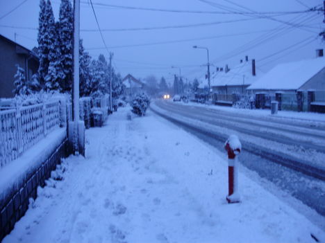 Téli fotó Bánfalváról.Ápr.03. 2013.
