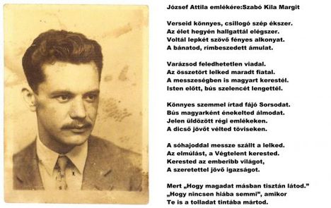  József Attila emlékére:Szabó Kila Margit