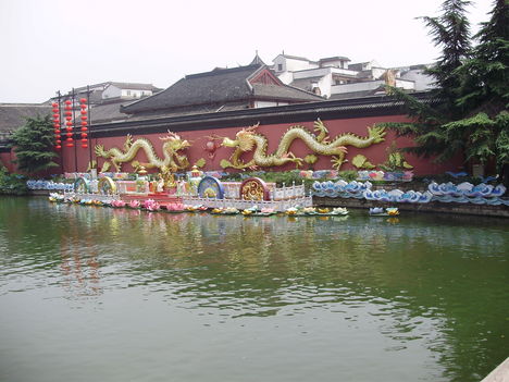 Nanjing 2 Nanjing folyó a belvárosban