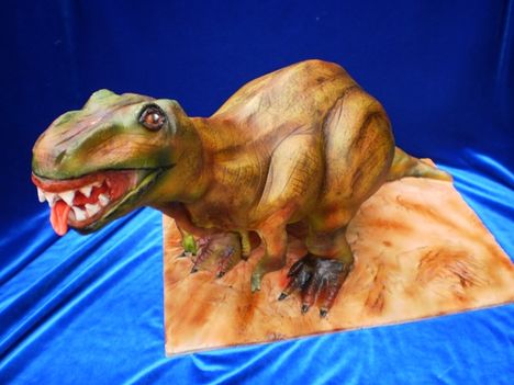T-rex Dinó torta