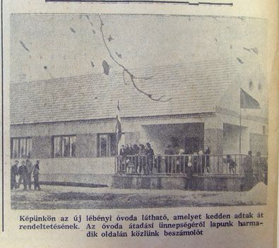 Lébényi óvoda, Kisalföld, 1959.10.15. 3