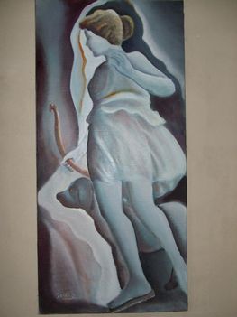 Diana. olaj-vászon,80x40cm