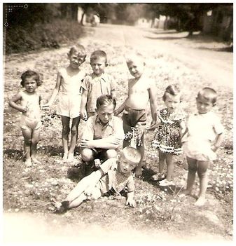 Szeder utcai gyerekek 1957-58 körül