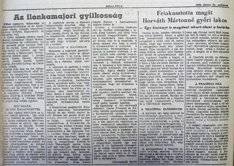 Ilonka-majori gyilkosság 4., Kisalföld, 1960.06.23. 4